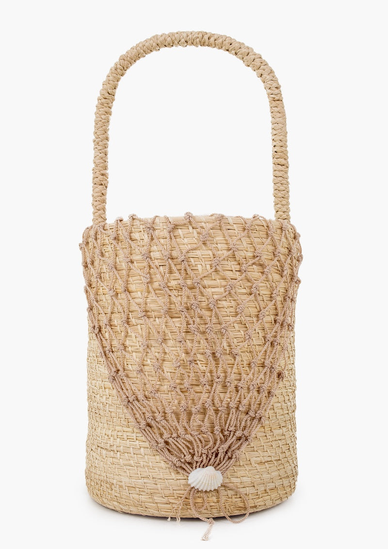 Bucket bag, undyed natural / Bioneri
