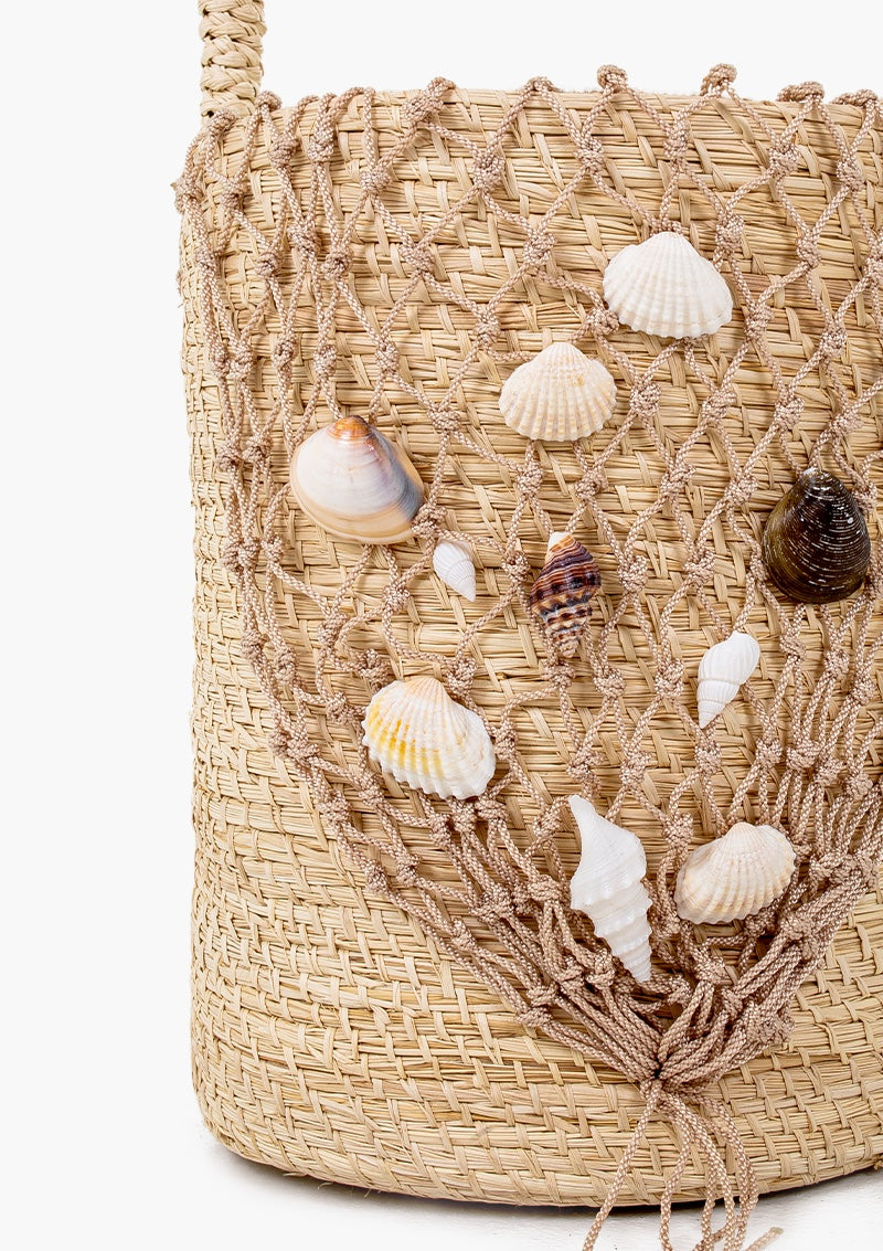 Bucket bag, undyed natural / Bioneri