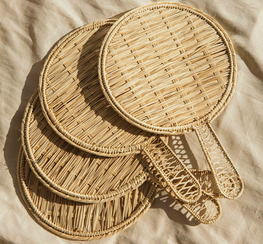 Handwoven classic fan clara