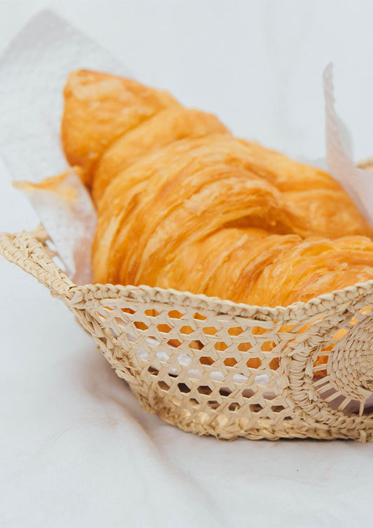 Bohemian Flower-Shaped Bread Basket