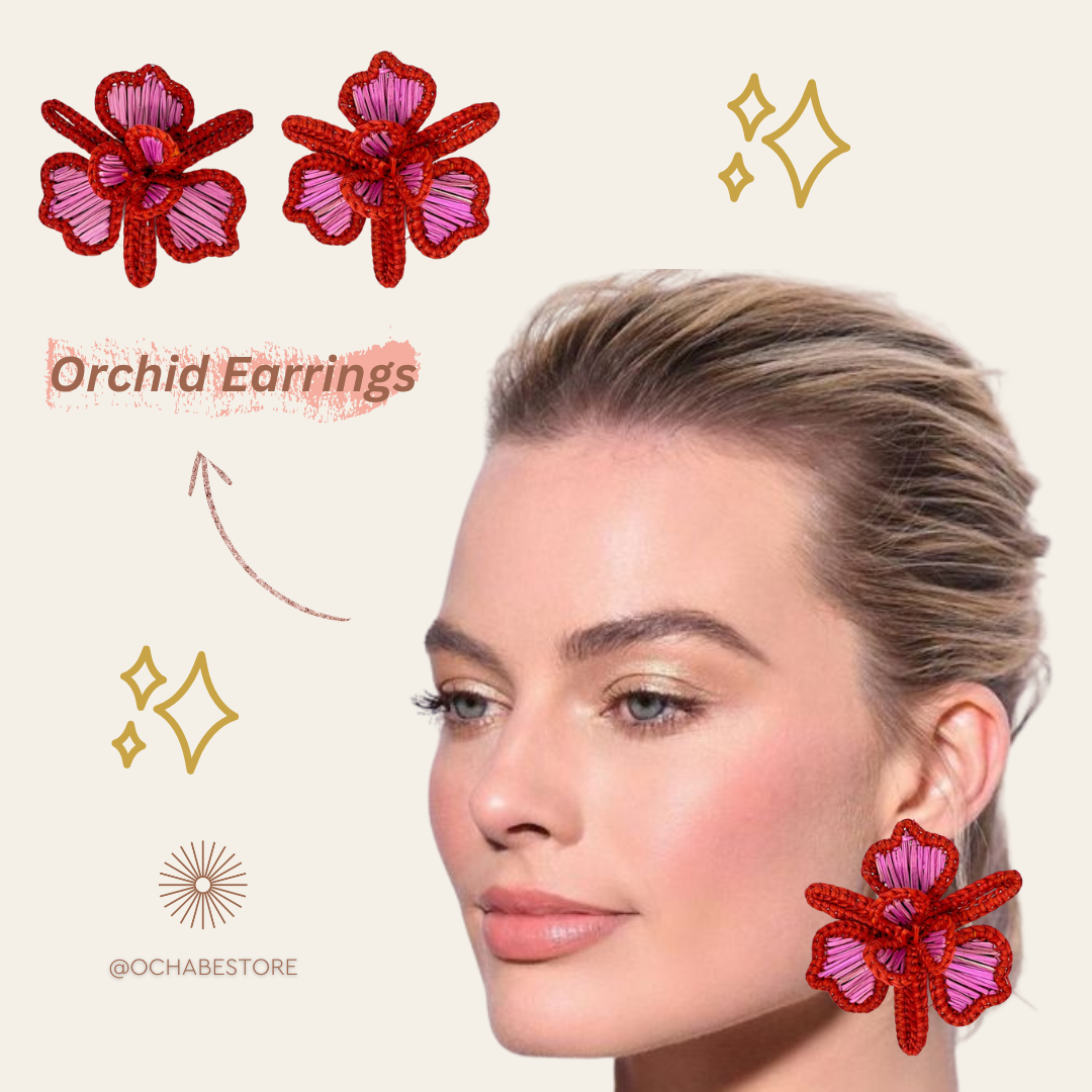 Barbie Orchid Earrings